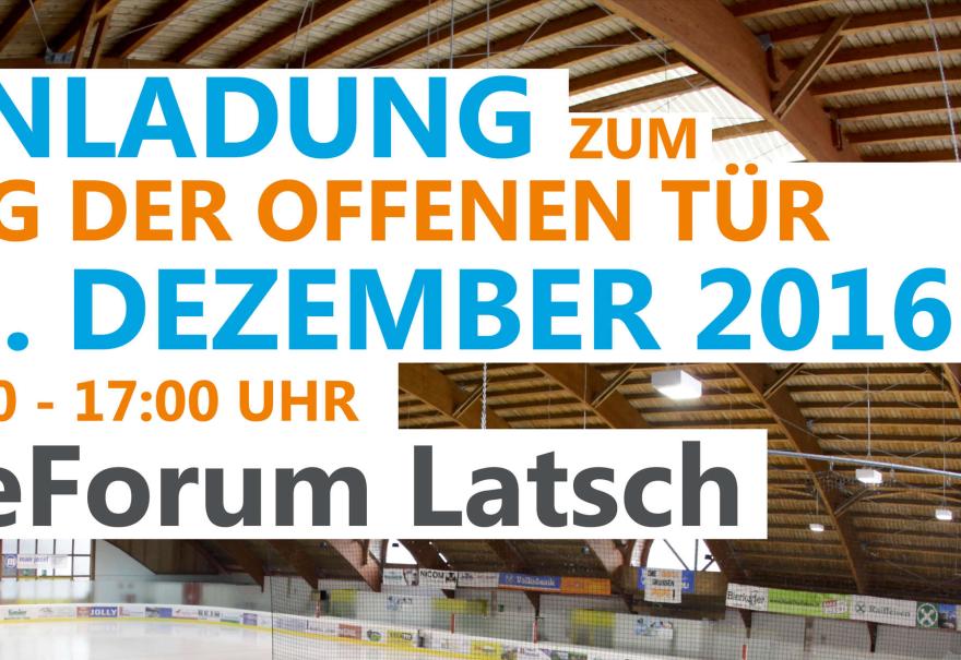 Tag der offenen Tür im IceForum Latsch