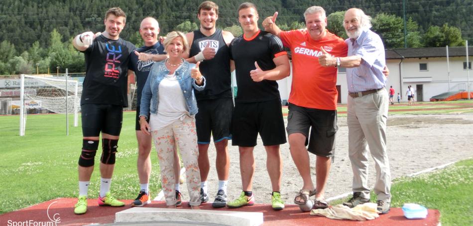 Deutsche Nationalmannschaft im Kugelstoßen holt letzten Schliff in Latsch für die bevorstehende WM