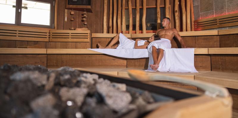 lunga serata in Sauna