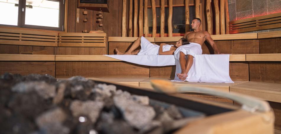 lunga serata in Sauna