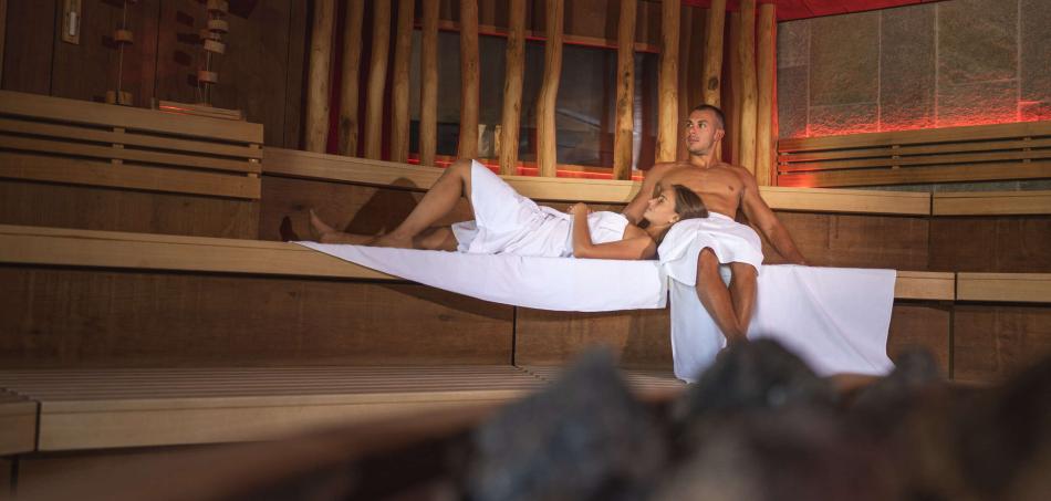 lunga serata in Sauna