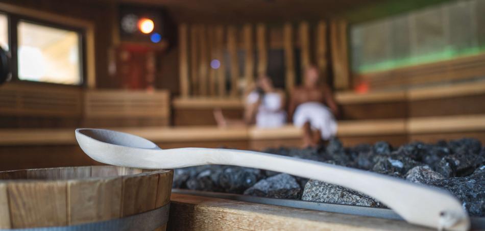 lunga serata in Sauna