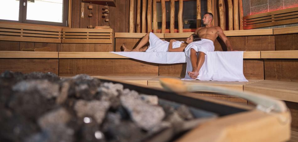 lunga serata in Sauna