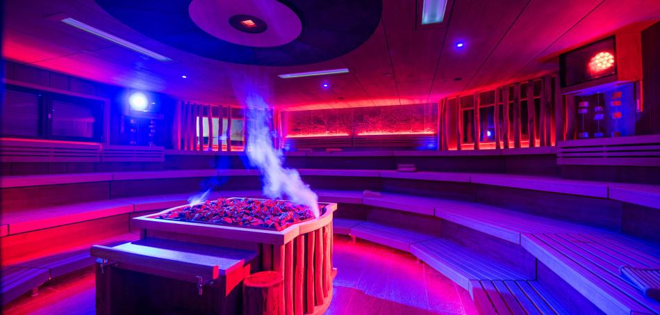 lunga serata in Sauna